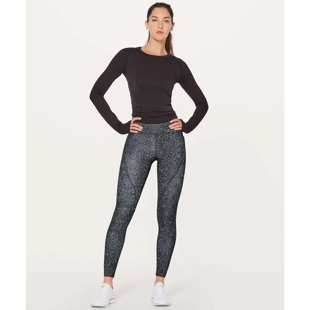 Lululemon Black Speckle Lead the Pack 28
